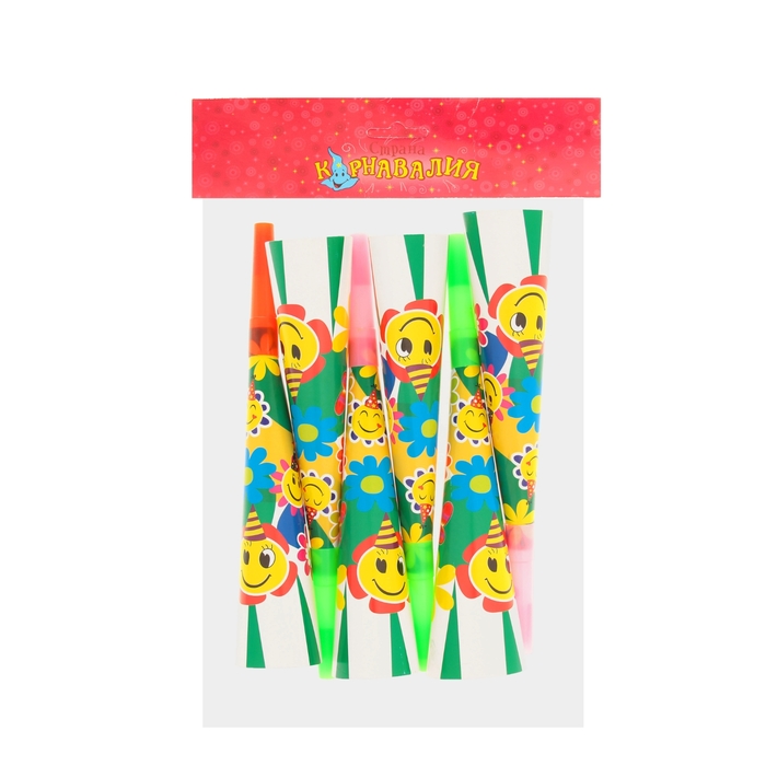 Дудка (набор 6 шт) "Летний праздник"