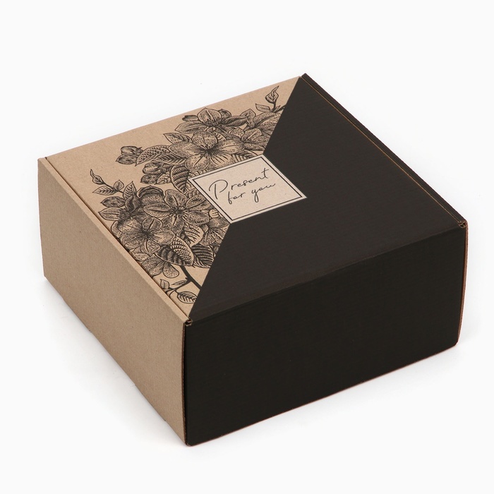Коробка складная «Подарок для тебя», 24 х 24 х 12 см