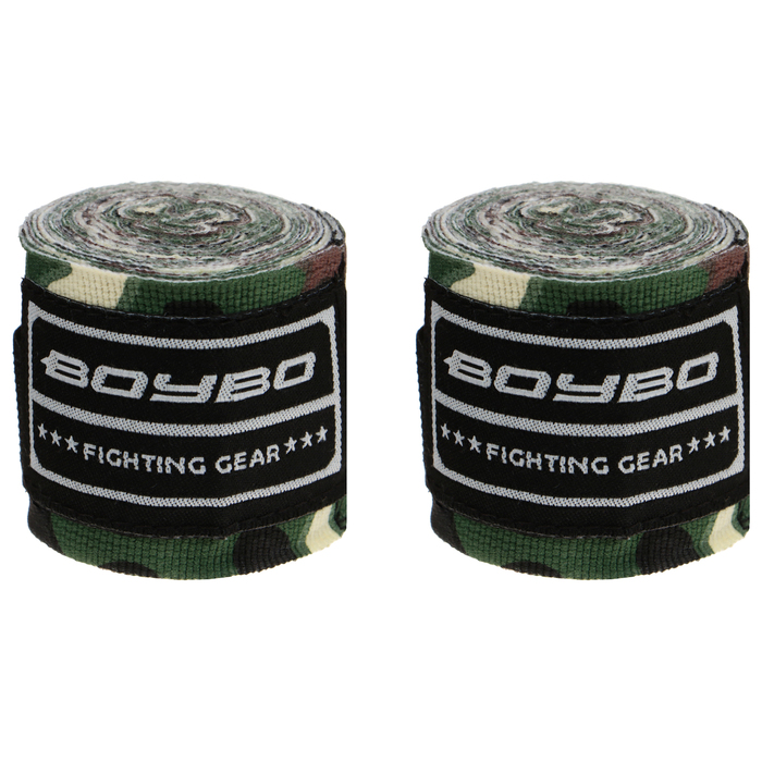 

Бинт боксёрский BoyBo 3,5 м, цвет камуфляж