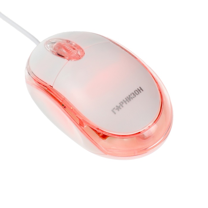 

Мышь Гарнизон GM-100W, проводная, оптическая, 1000 dpi, USB, белая