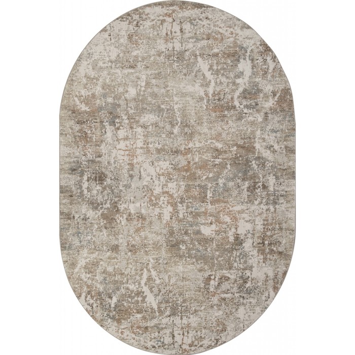 

Ковёр овальный Afina, размер 100x200 см, дизайн brown/cream