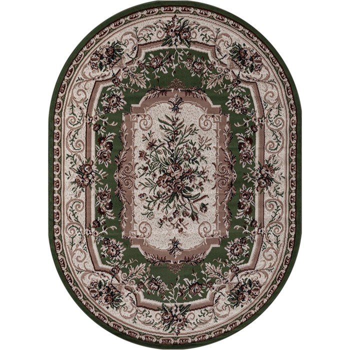

Ковёр овальный Gavana, размер 180x250 см, дизайн green