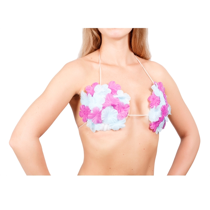 Гавайский лиф "Цветочки"