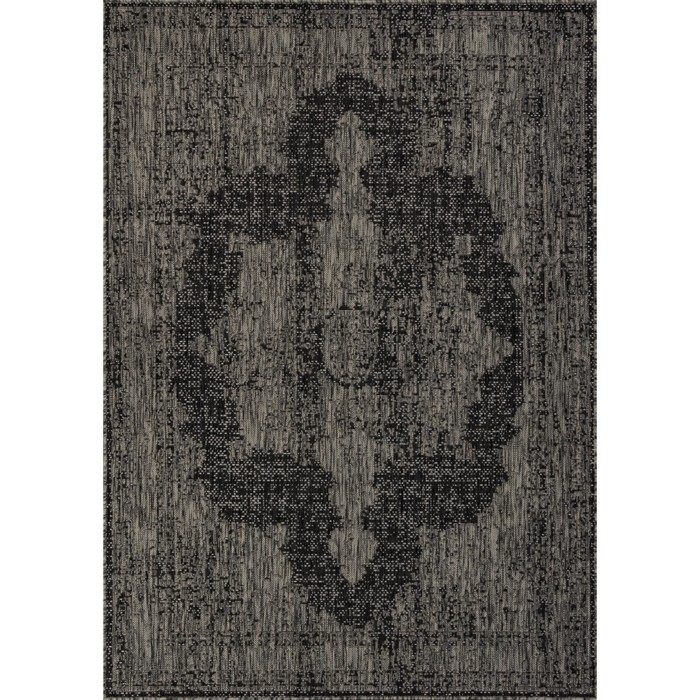 

Ковёр прямоугольный Kair, размер 240x340 см, дизайн black-gray
