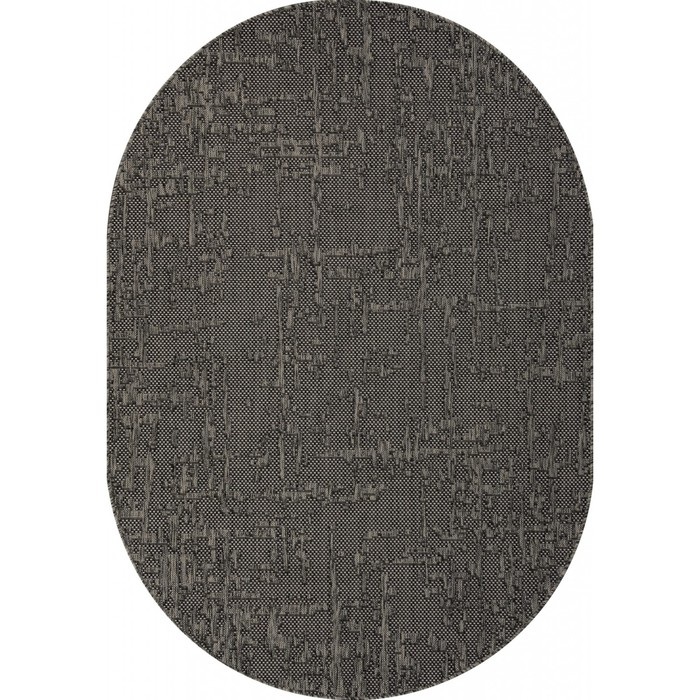 

Ковёр овальный Kair, размер 100x200 см, дизайн black-gray