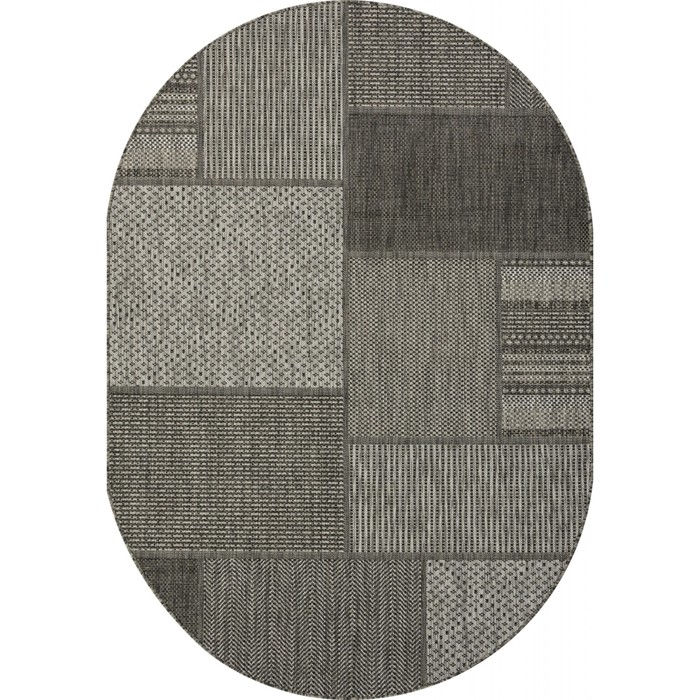 

Ковёр овальный Kair, размер 80x150 см, дизайн gray