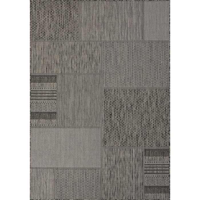 

Ковёр прямоугольный Kair, размер 240x340 см, дизайн black-gray