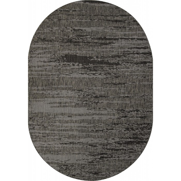 

Ковёр овальный Kair, размер 120x170 см, дизайн black-gray