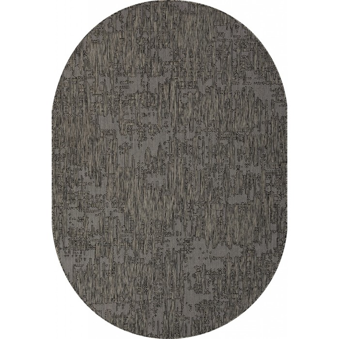 

Ковёр овальный Kair, размер 100x200 см, дизайн black-gray