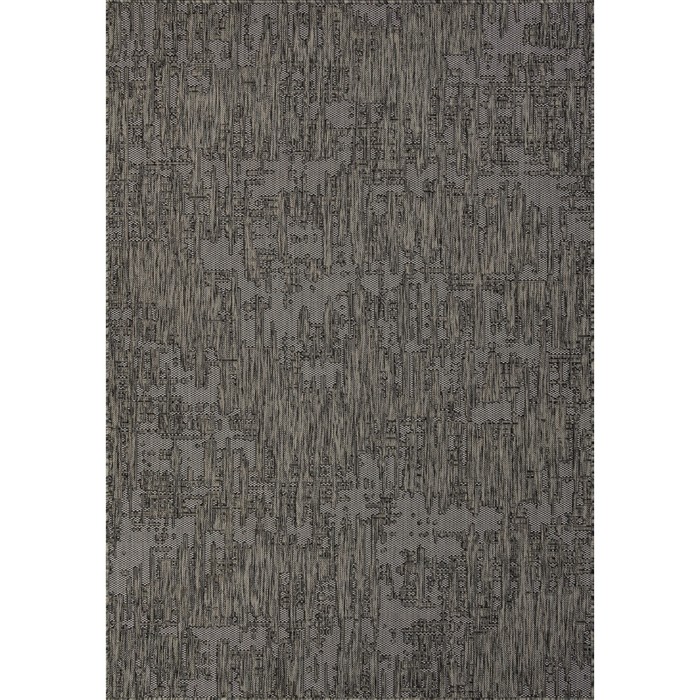 Ковёр прямоугольный Kair, размер 100x200 см, дизайн black-gray