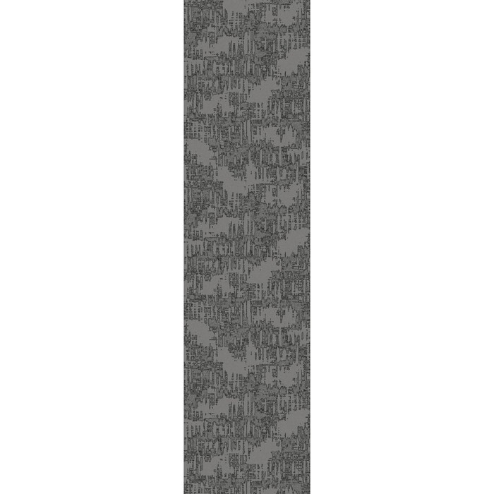 Ковровая дорожка Kair, размер 120x2500 см, дизайн black-gray