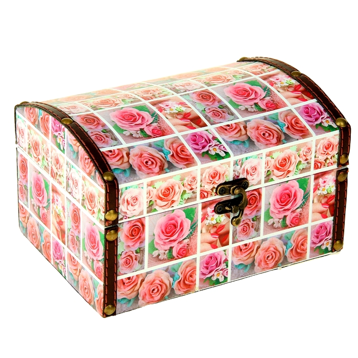 Шкатулка "Розовые розы"