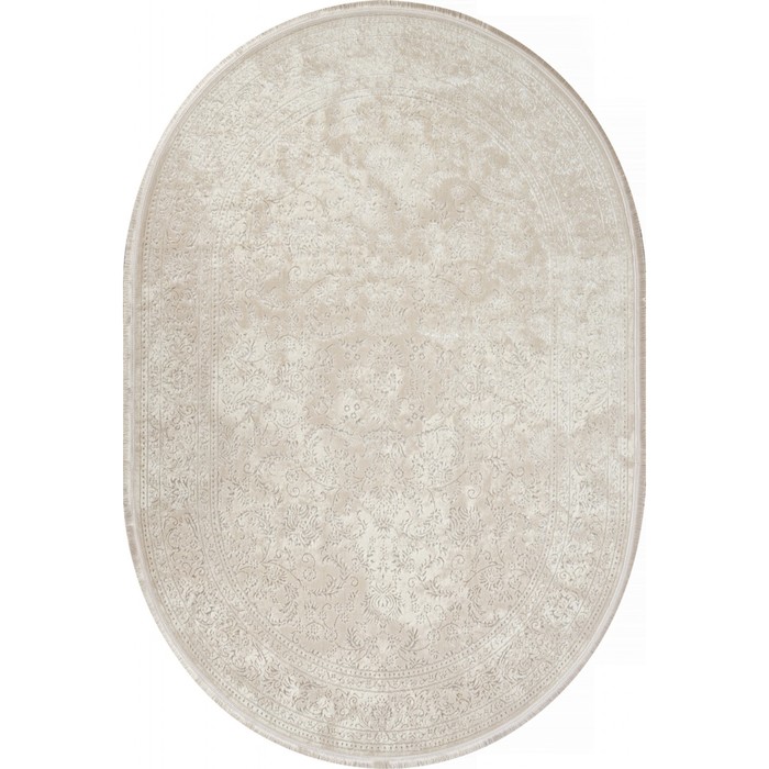 

Ковёр овальный Mikonos, размер 100x200 см, дизайн cream/cream