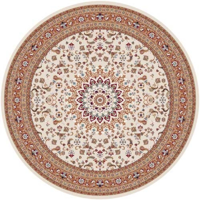 Ковёр DAIRE, Shahreza, размер 160x160 см, дизайн cream-terra
