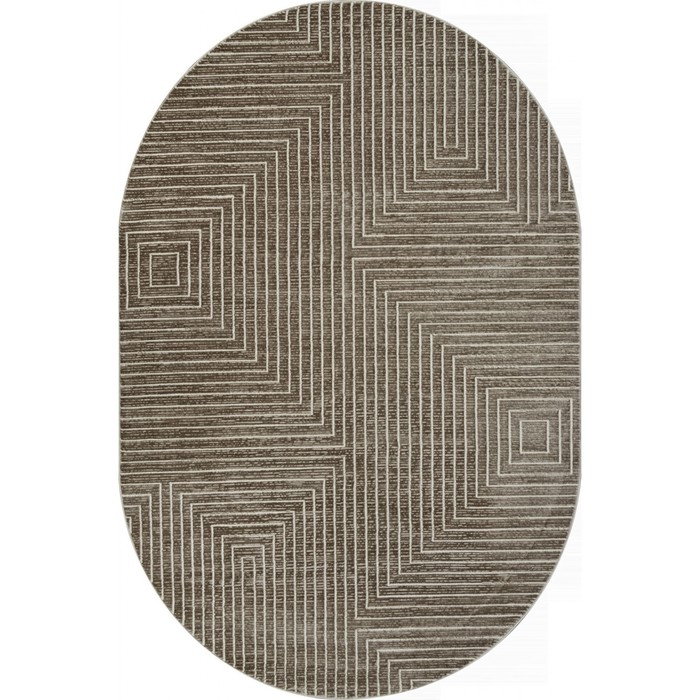 

Ковёр овальный Sirocco, размер 100x200 см, дизайн brown/beige
