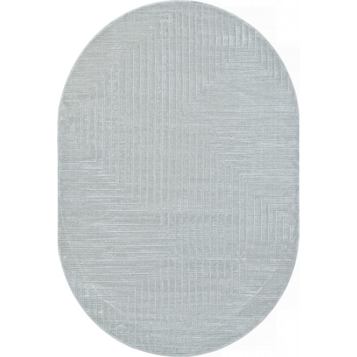 

Ковёр овальный Sirocco, размер 100x200 см, дизайн l.grey/grey