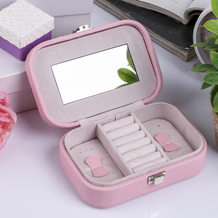 Шкатулка для украшений "Нежно-розовая"