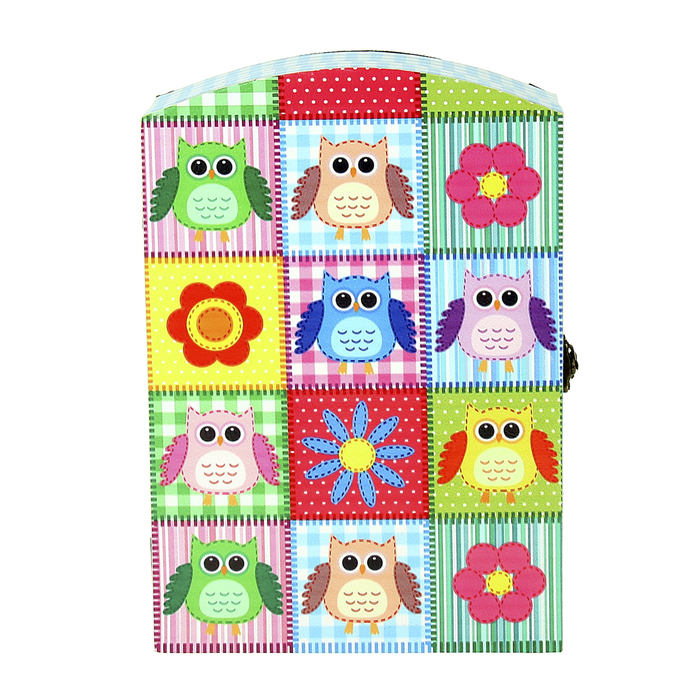 Ключница "Совята и цветочки"