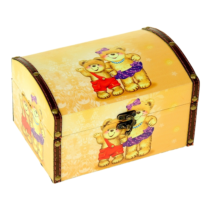 Шкатулка "Мишки-детишки"