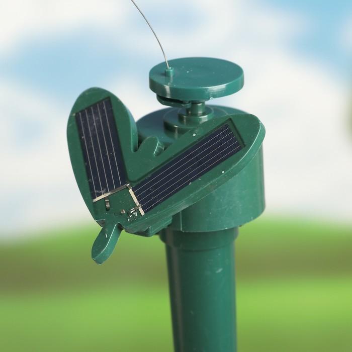 Декоративный штекер на пальчиковой батарее "Порхающая птичка" микс