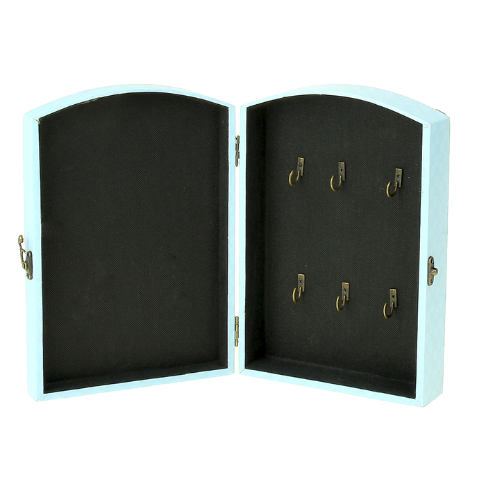 Ключница "Пионы на бирюзовом"