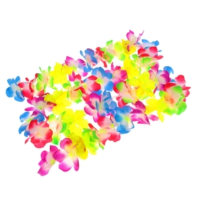 Гавайская гирлянда «Цветочки», разноцветная Ош