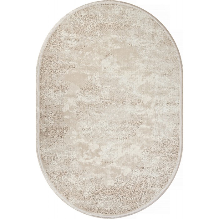 

Ковёр овальный Mikonos, размер 100x200 см, дизайн cream/kahve