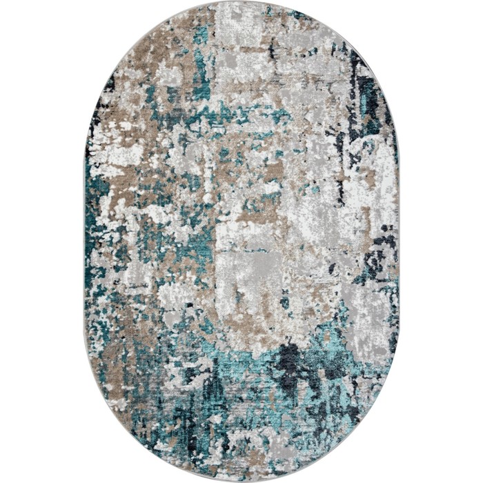 

Ковёр овальный Paradize, размер 200x290 см, дизайн grey/turquoise