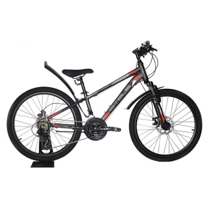 Велосипед 24” Stels Navigator-400 MD, F010, рама 12”, цвет серый/красный цена и фото