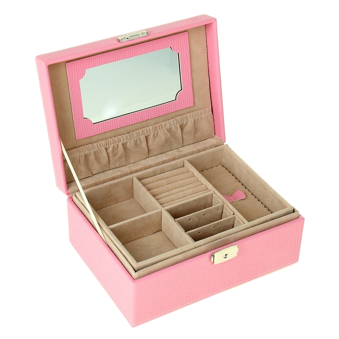 Шкатулка для украшений "Нежно-розовая"