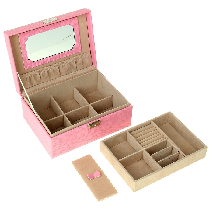 Шкатулка для украшений "Нежно-розовая"