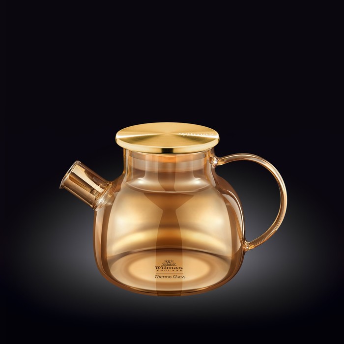 цена Чайник заварочный Wilmax England Amber, термостекло, 950 мл
