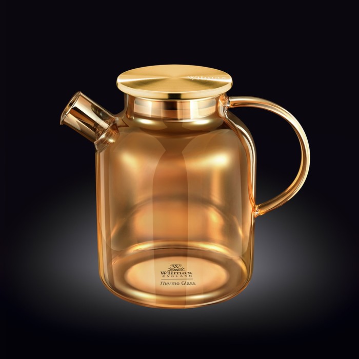 Чайник заварочный Wilmax England Amber, термостекло, 1600 мл чайник заварочный wilmax england 1600 мл wl 888811 a