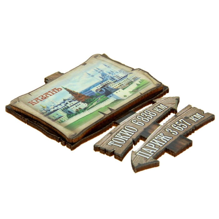 Магнит в форме указателя «Казань»