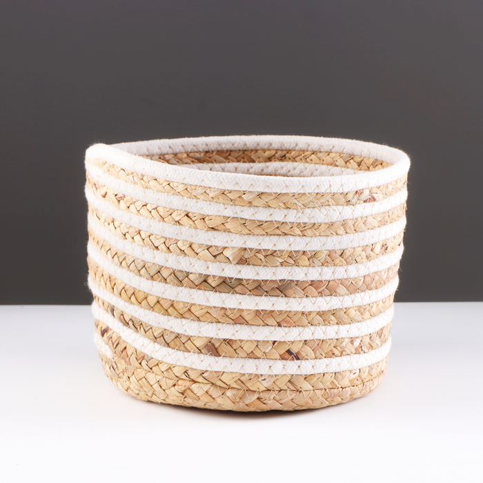 Корзина для хранения Эквадор 23 х 23 х 17 см натуральный белый 726₽