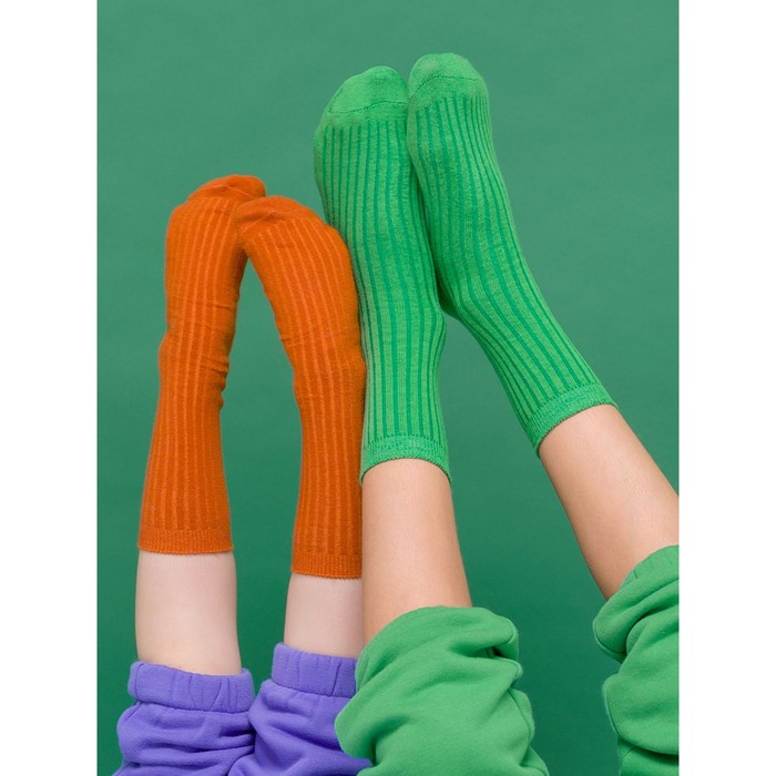 

Носки детские, размер 20-22, цвет оранжевый