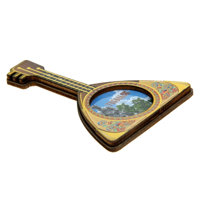 Магнит в форме балалайки «Тобольск»