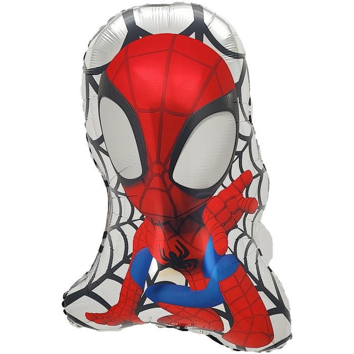 Шар фольгированный 28 «Человек Паук», фигура шар фольгированный 36 человек паук ходячий