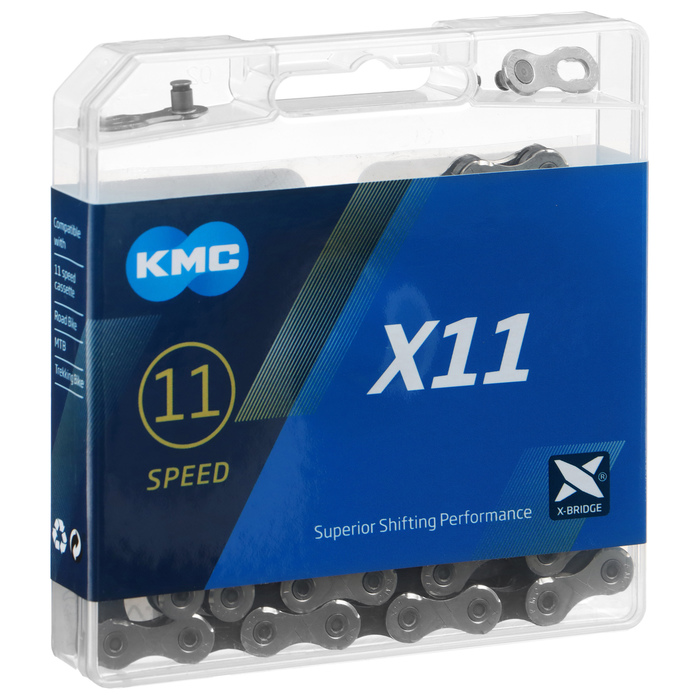Цепь KMC , модель X11 (118 звеньев, 11 - скоростей) цепь kmc s1 96 звеньев 1 ск