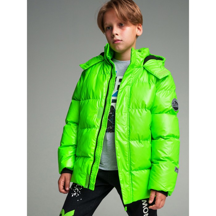 Зимняя куртка для мальчика PlayToday, рост 152 см куртка демисезонная для мальчика красного цвета рост 152