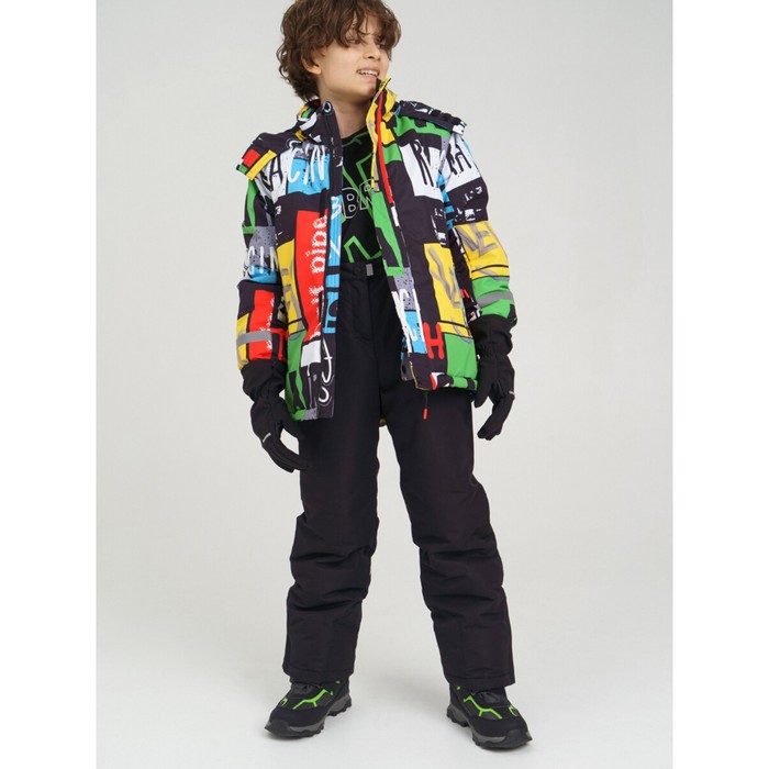 Зимняя куртка из мембранной ткани для мальчика PlayToday, рост 140 см