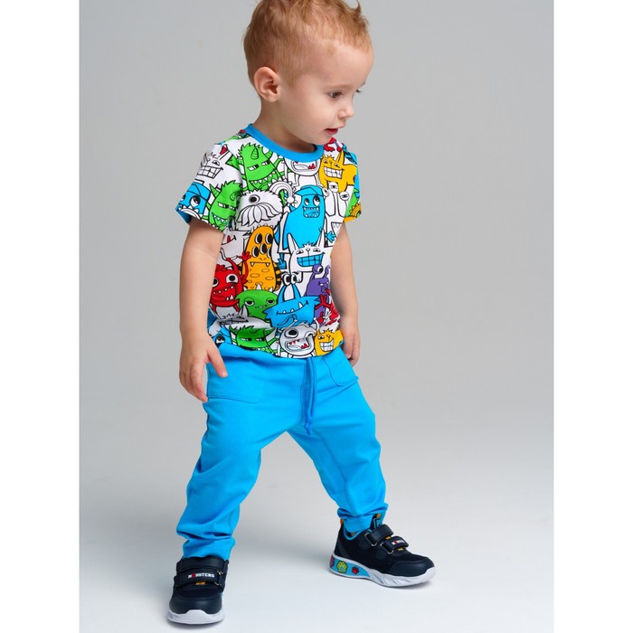 Комплект для мальчиков: футболка, брюки PlayToday, рост 80 см