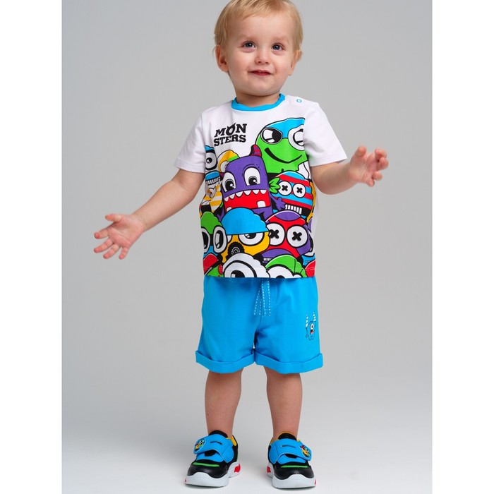Комплект для мальчиков: футболка, шорты PlayToday, рост 92 см