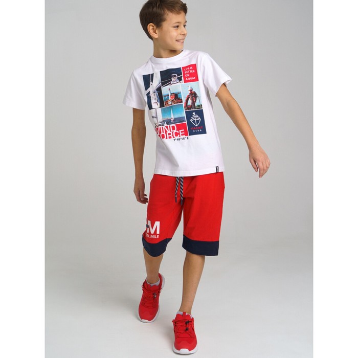 цена Комплект для мальчика: футболка, шорты PlayToday, рост 164 см