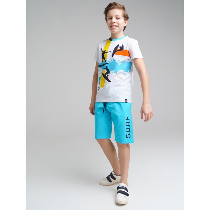 Комплект для мальчика: футболка, шорты PlayToday, рост 128 см