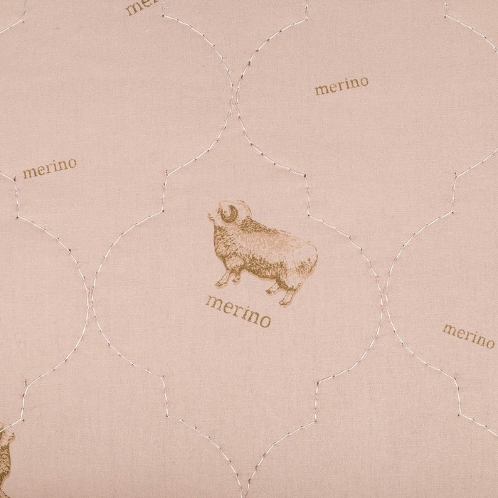 Подушка Адамас "Овечья шерсть", размер 50х70 см, чехол тик