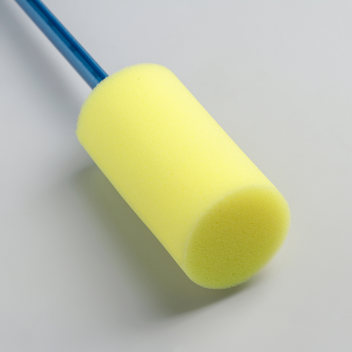 Ершик для мытья бутылок с губкой, цвет МИКС