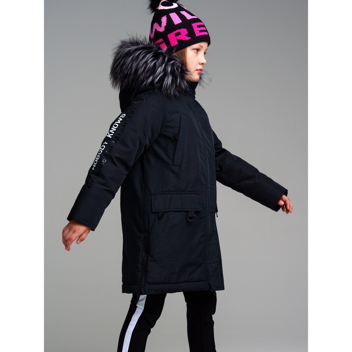 Пальто зимнее для девочки PlayToday, рост 134 см