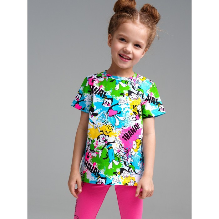 

Футболка для девочки PlayToday, рост 116 см