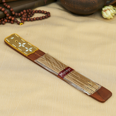 Набор "KARMA" Мускус, 10 палочек с подставкой-лодочка